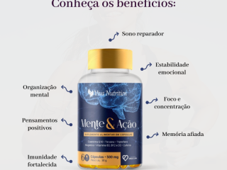 Nutrientes para energia, concentração e estabilidade emocional